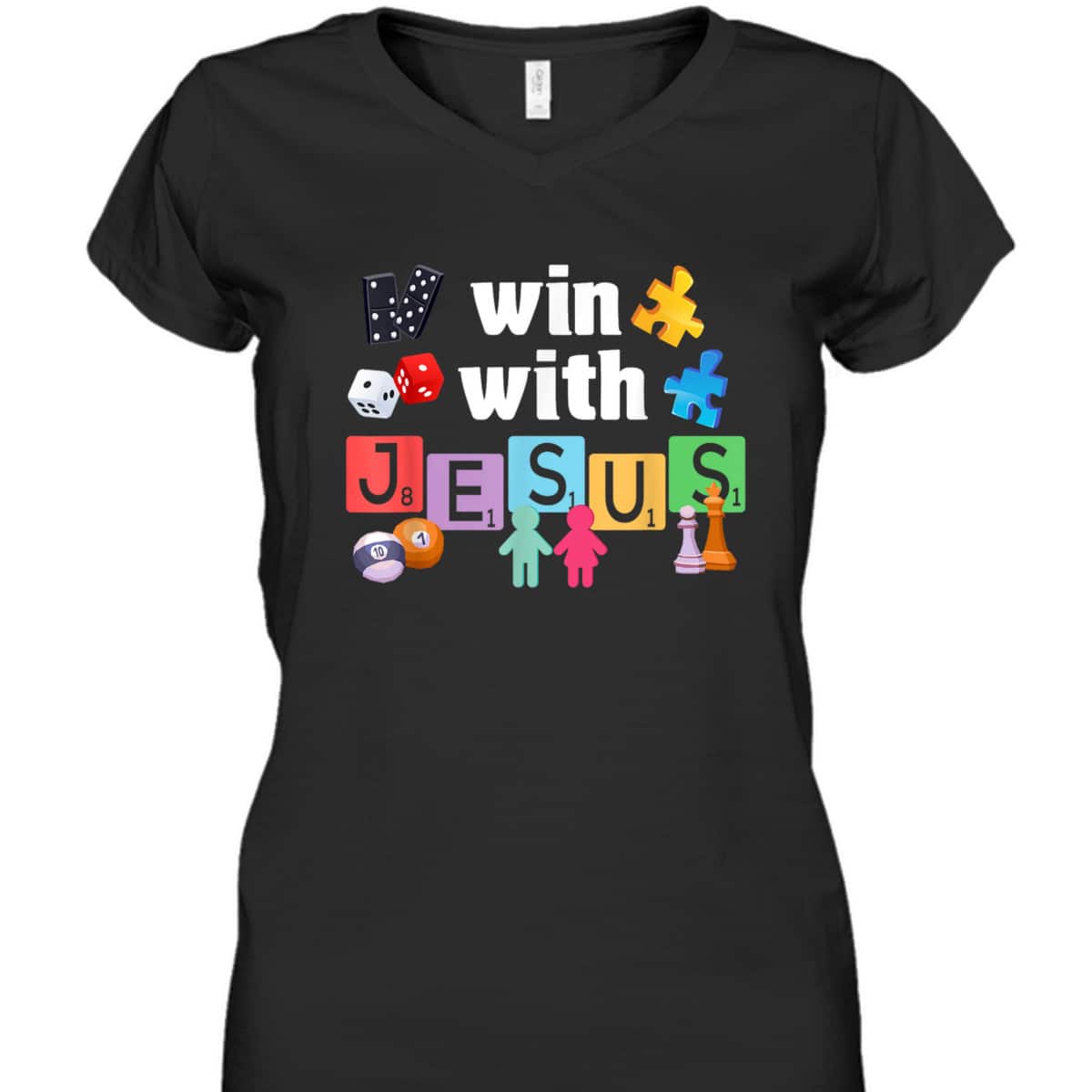 Win With Jesus VBS Christian Vacation Bible School Christian T-Shirt