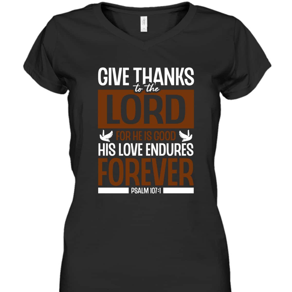 Give Thanks To The Lord Verse Bible Study Jesus Christ T-Shirt Give Thanks To The Lord Verse Bible Study Jesus Christ T-Shirt