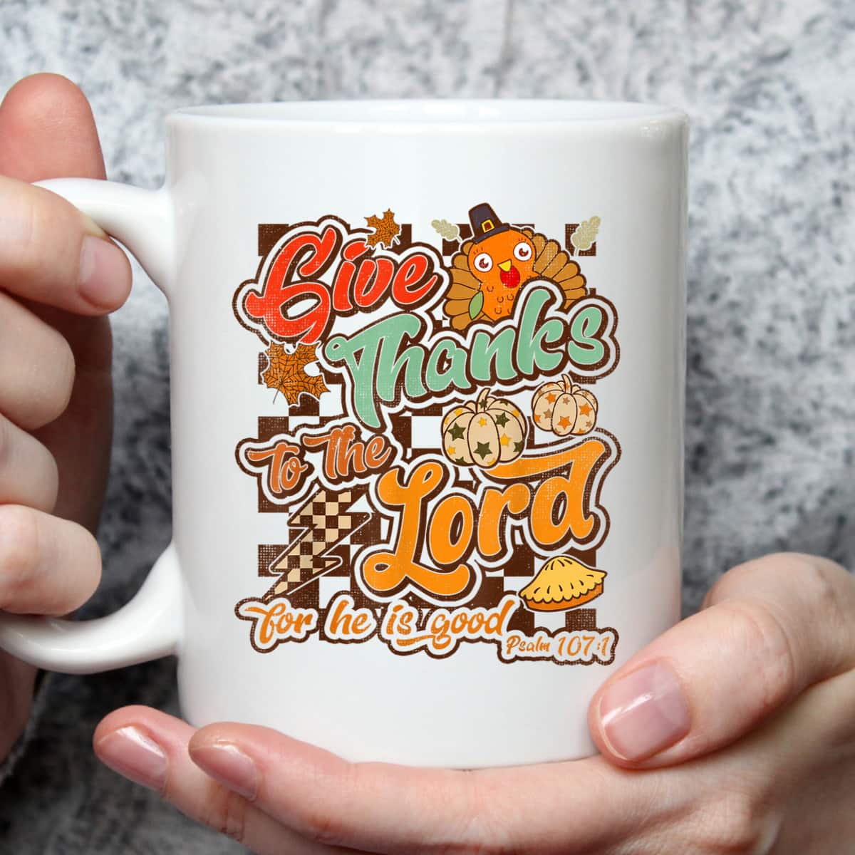 Give Thanks To The Lord For He Is Good Thanksgiving Christian T-Shirt Jesus Give Thanks To The Lord For He Is Good Thanksgiving Christian T-Shirt Jesus