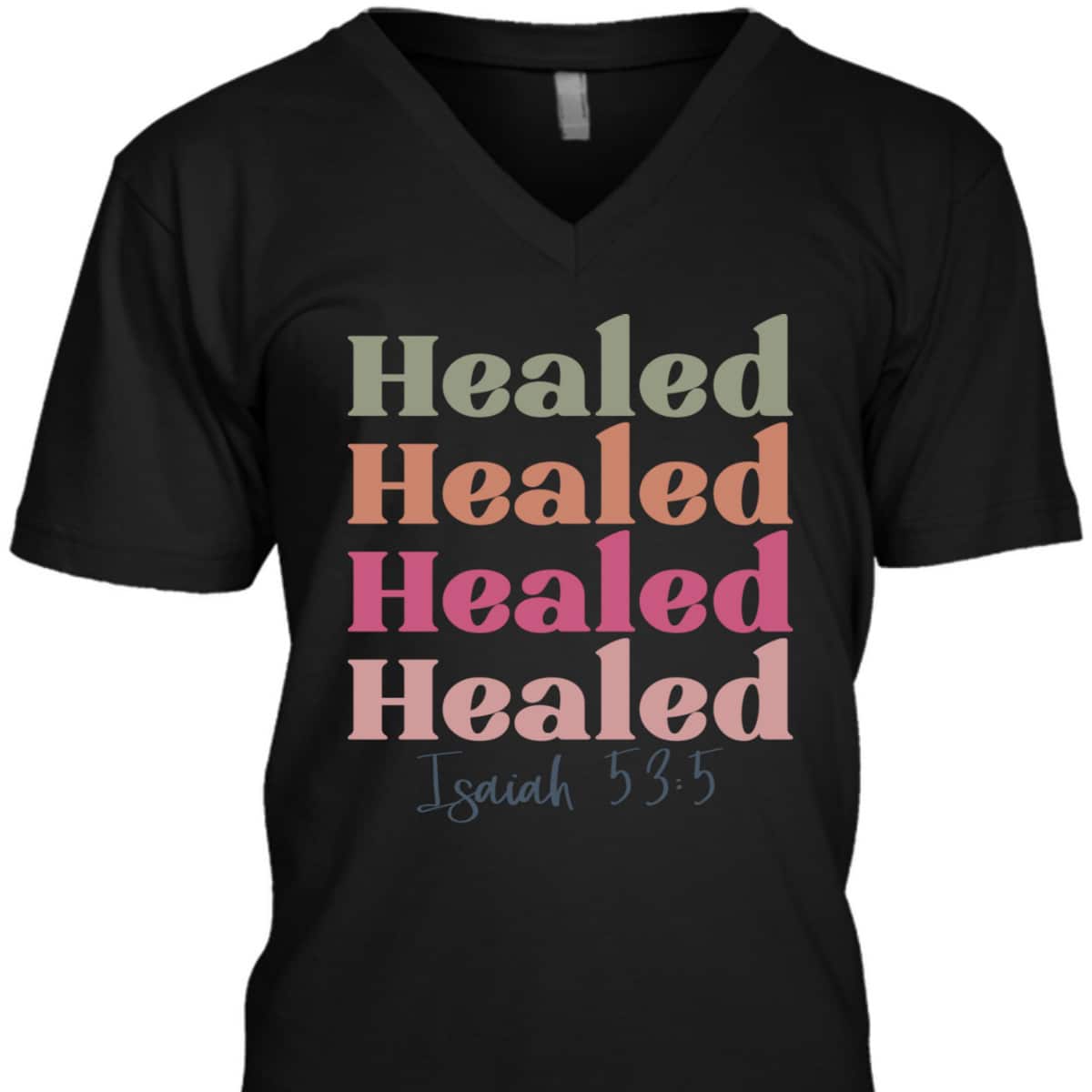 Healed Jesus Grateful Thankful Retro Vintage Thanksgiving T-Shirt Healed Jesus Grateful Thankful Retro Vintage Thanksgiving T-Shirt