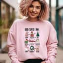 God Says I Am Christmas Bible Verses Christmas Religious T-Shirt God Says I Am Christmas Bible Verses Christmas Religious T-Shirt