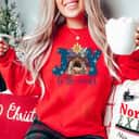 Christmas Nativity Scene Joy To The World Jesus Holy Night T-Shirt