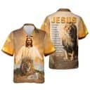 Jesus Is My God Religious Christian Lion Lamb Hawaiian Shirt Jesus Is My God Religious Christian Lion Lamb Hawaiian Shirt