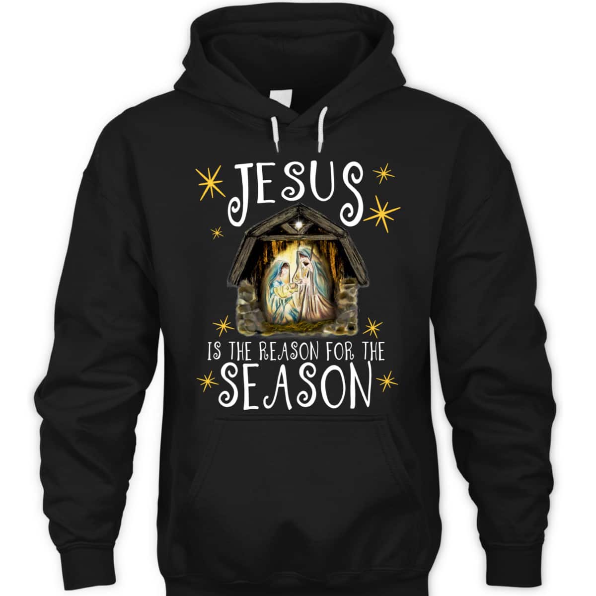Christmas Nativity Jesus Is The Reason For The Season Manger Christian T-Shirt Christmas Nativity Jesus Is The Reason For The Season Manger Christian T-Shirt