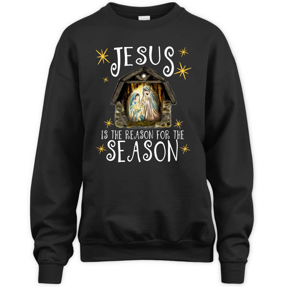 Christmas Nativity Jesus Is The Reason For The Season Manger Christian T-Shirt Christmas Nativity Jesus Is The Reason For The Season Manger Christian T-Shirt