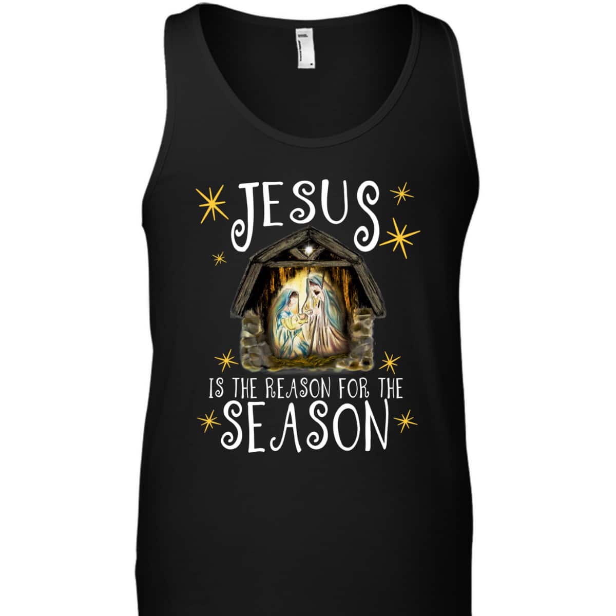 Christmas Nativity Jesus Is The Reason For The Season Manger Christian T-Shirt Christmas Nativity Jesus Is The Reason For The Season Manger Christian T-Shirt