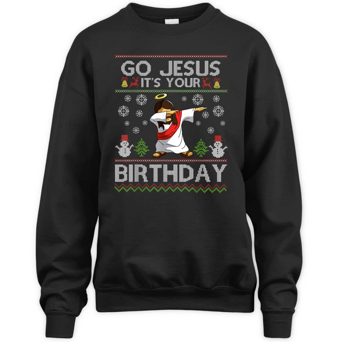 Christian Go Jesus It's Your Birthday Dabbing Christmas T-Shirt Christian Go Jesus It's Your Birthday Dabbing Christmas T-Shirt