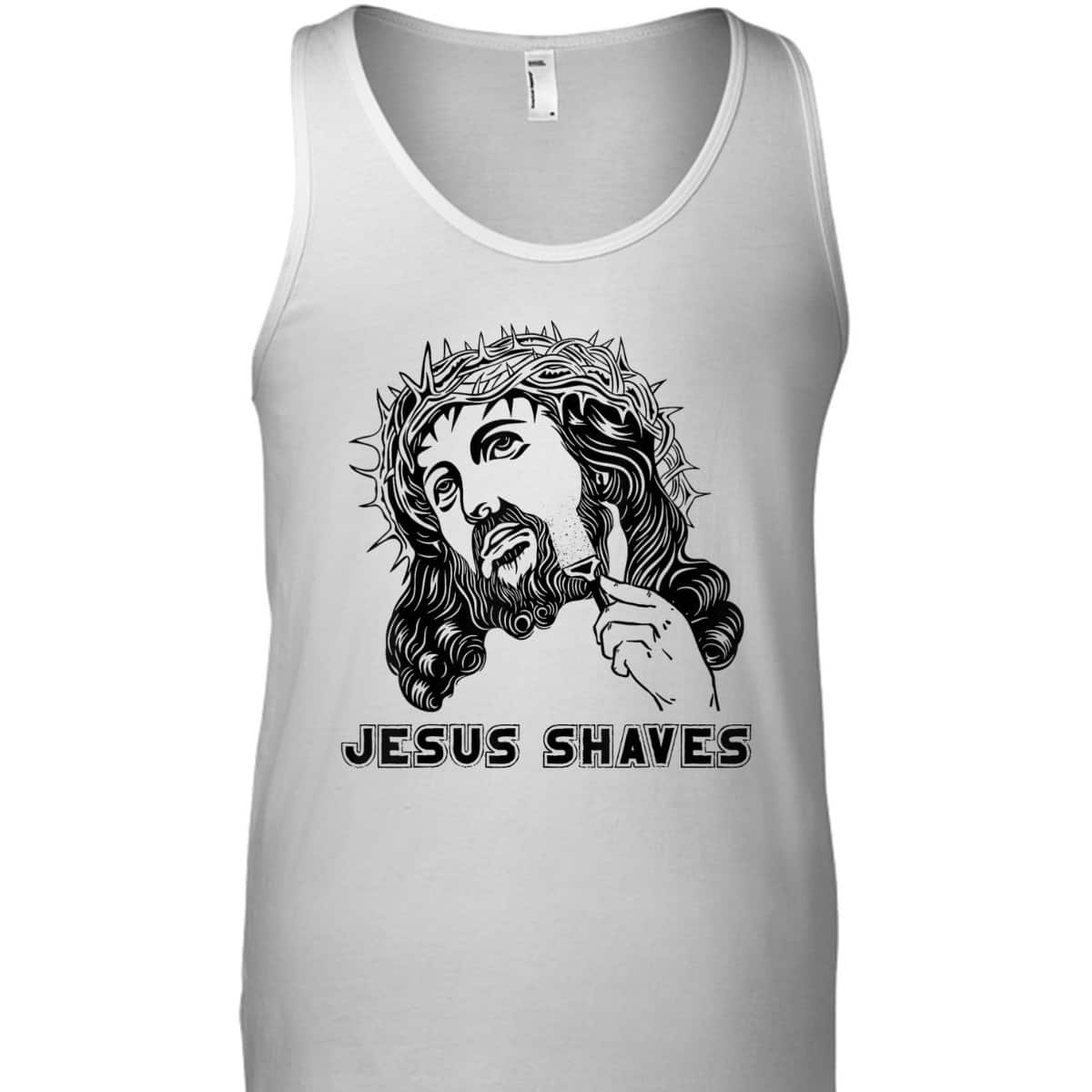 Jesus Shave God Bible Cross Faith Funny Christian T-Shirt Jesus Shave God Bible Cross Faith Funny Christian T-Shirt