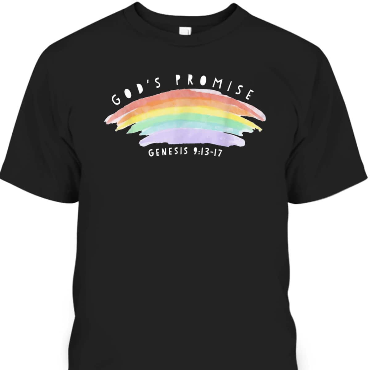 God’s Covenant Genesis 9:13 Christian Rainbow Jesus Christ Bible Verse T-Shirt God’s Covenant Genesis 9:13 Christian Rainbow Jesus Christ Bible Verse T-Shirt