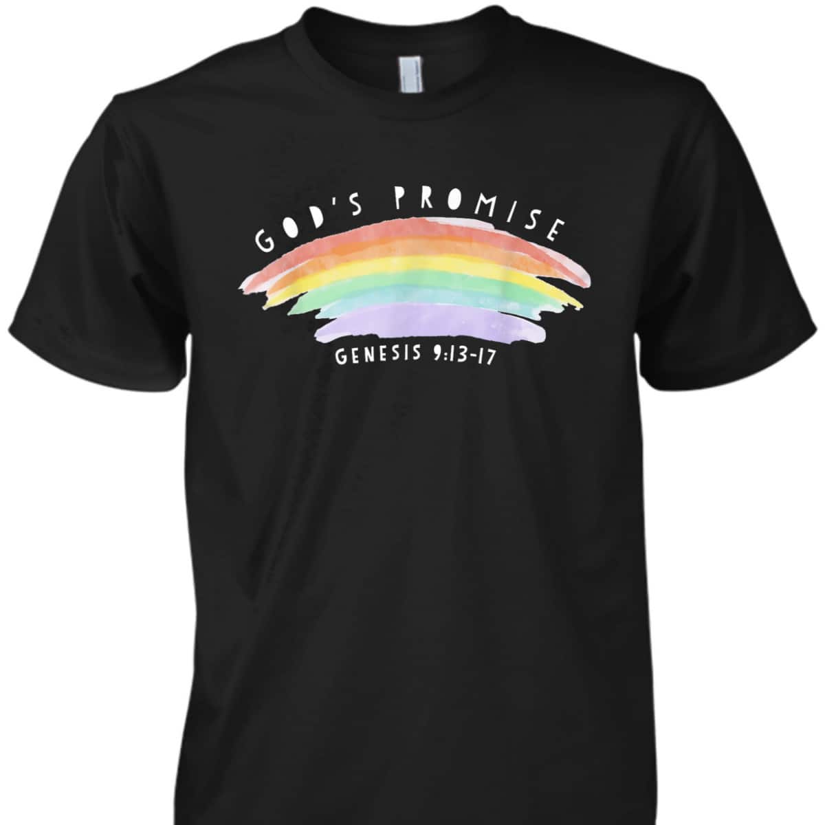 God’s Covenant Genesis 9:13 Christian Rainbow Jesus Christ Bible Verse T-Shirt God’s Covenant Genesis 9:13 Christian Rainbow Jesus Christ Bible Verse T-Shirt