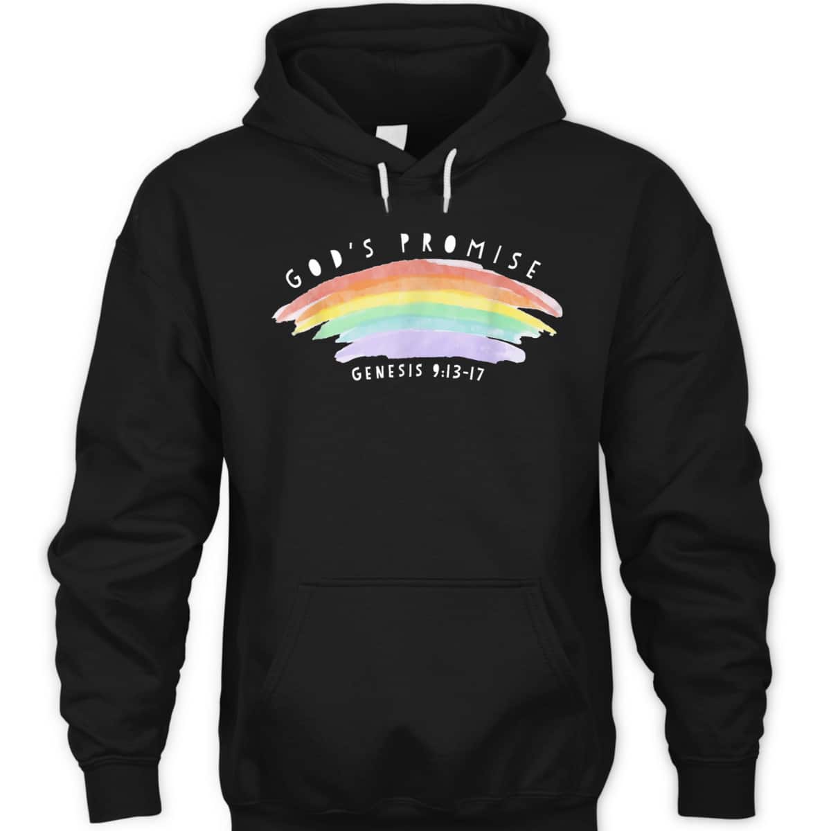 God&rsquo;s Covenant Genesis 9:13 Christian Rainbow Jesus Christ Bible Verse T-Shirt