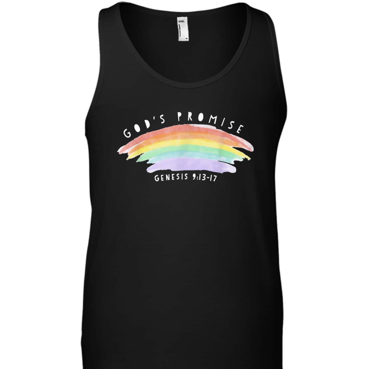 God’s Covenant Genesis 9:13 Christian Rainbow Jesus Christ Bible Verse T-Shirt God’s Covenant Genesis 9:13 Christian Rainbow Jesus Christ Bible Verse T-Shirt