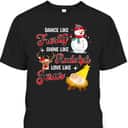 Snowman Christmas Dance Like Frosty Shine Like Rudolph Love Like Jesus Xmas T-Shirt Snowman Christmas Dance Like Frosty Shine Like Rudolph Love Like Jesus Xmas T-Shirt