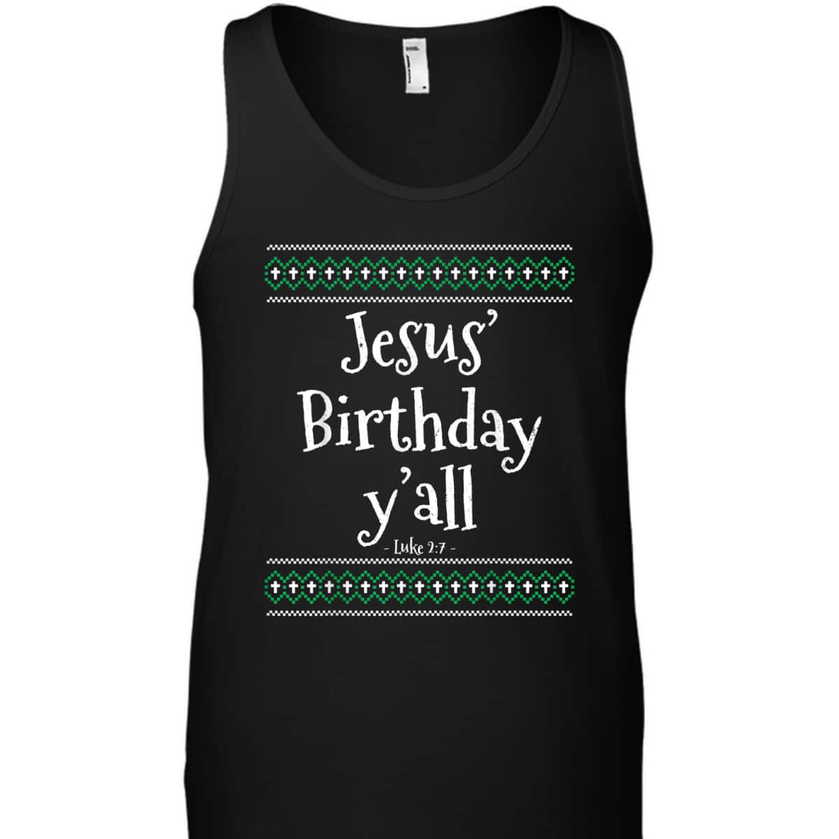 Christmas Bible Verse Luke 2:7 Jesus Birthday Y'all T-Shirt