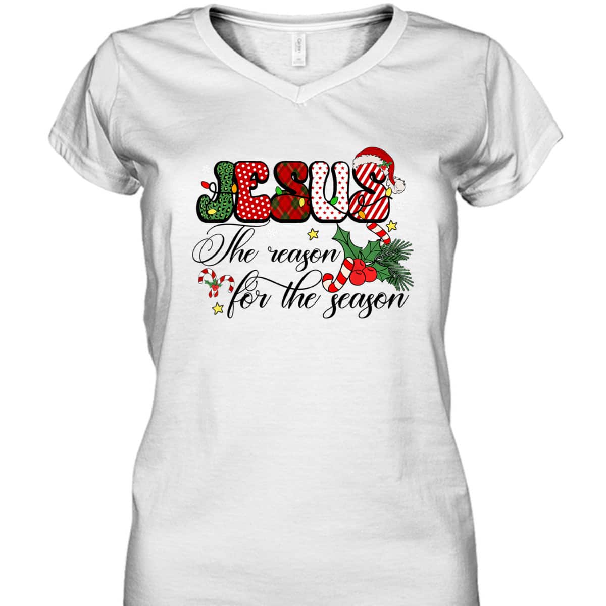 Christmas Xmas T-Shirt Jesus Is The Reason For The Season Christian Christmas Xmas T-Shirt Jesus Is The Reason For The Season Christian