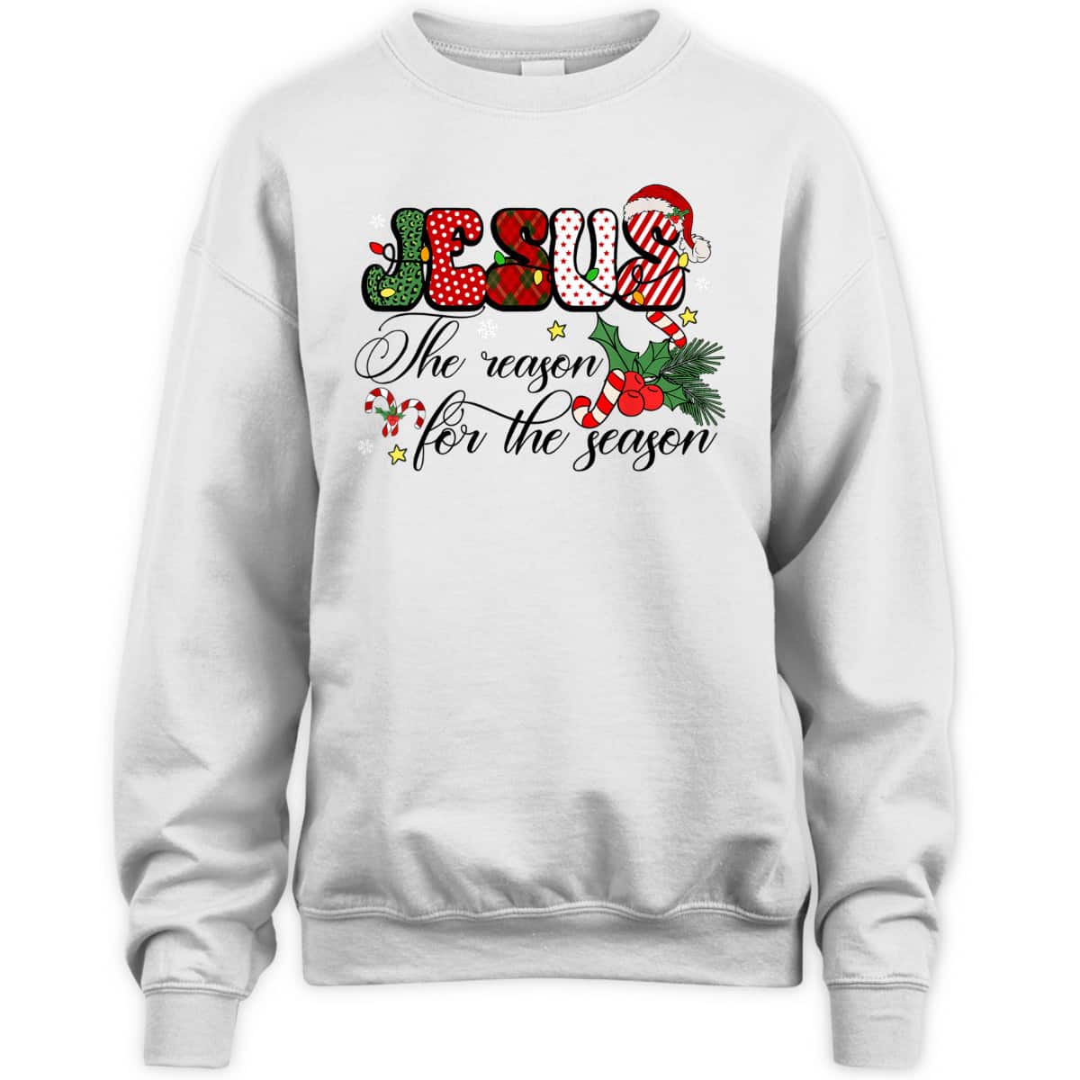 Christmas Xmas T-Shirt Jesus Is The Reason For The Season Christian Christmas Xmas T-Shirt Jesus Is The Reason For The Season Christian