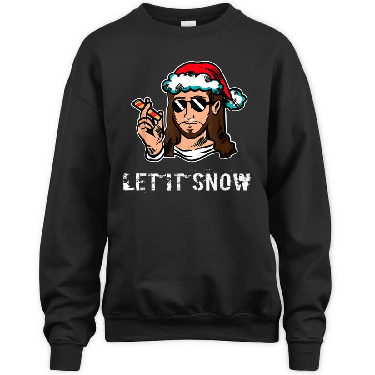 Let It Snow Funny Jesus Christian Xmas T-Shirt Let It Snow Funny Jesus Christian Xmas T-Shirt