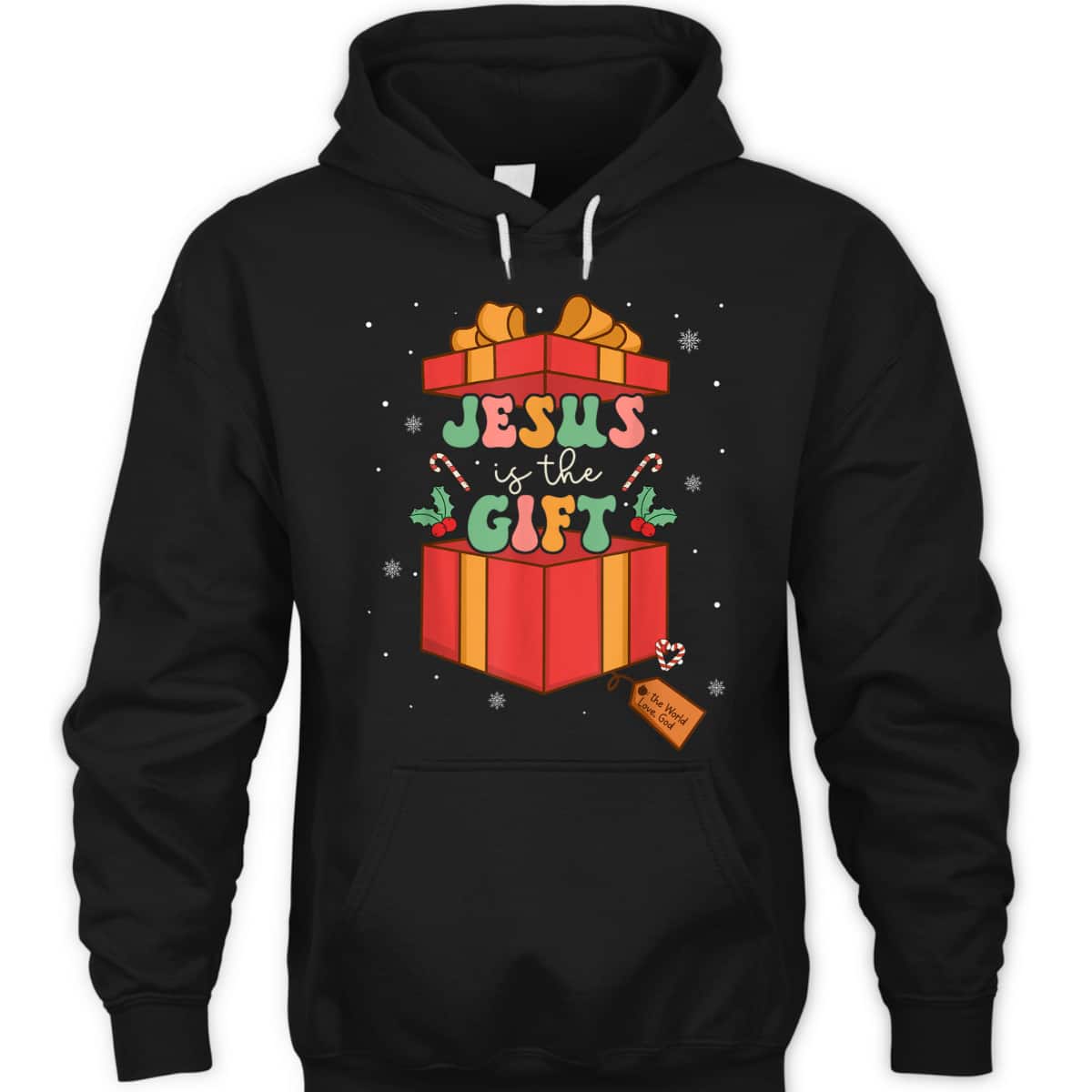 Retro Groovy Christian Christmas Jesus Is The Gift Xmas T-Shirt Retro Groovy Christian Christmas Jesus Is The Gift Xmas T-Shirt