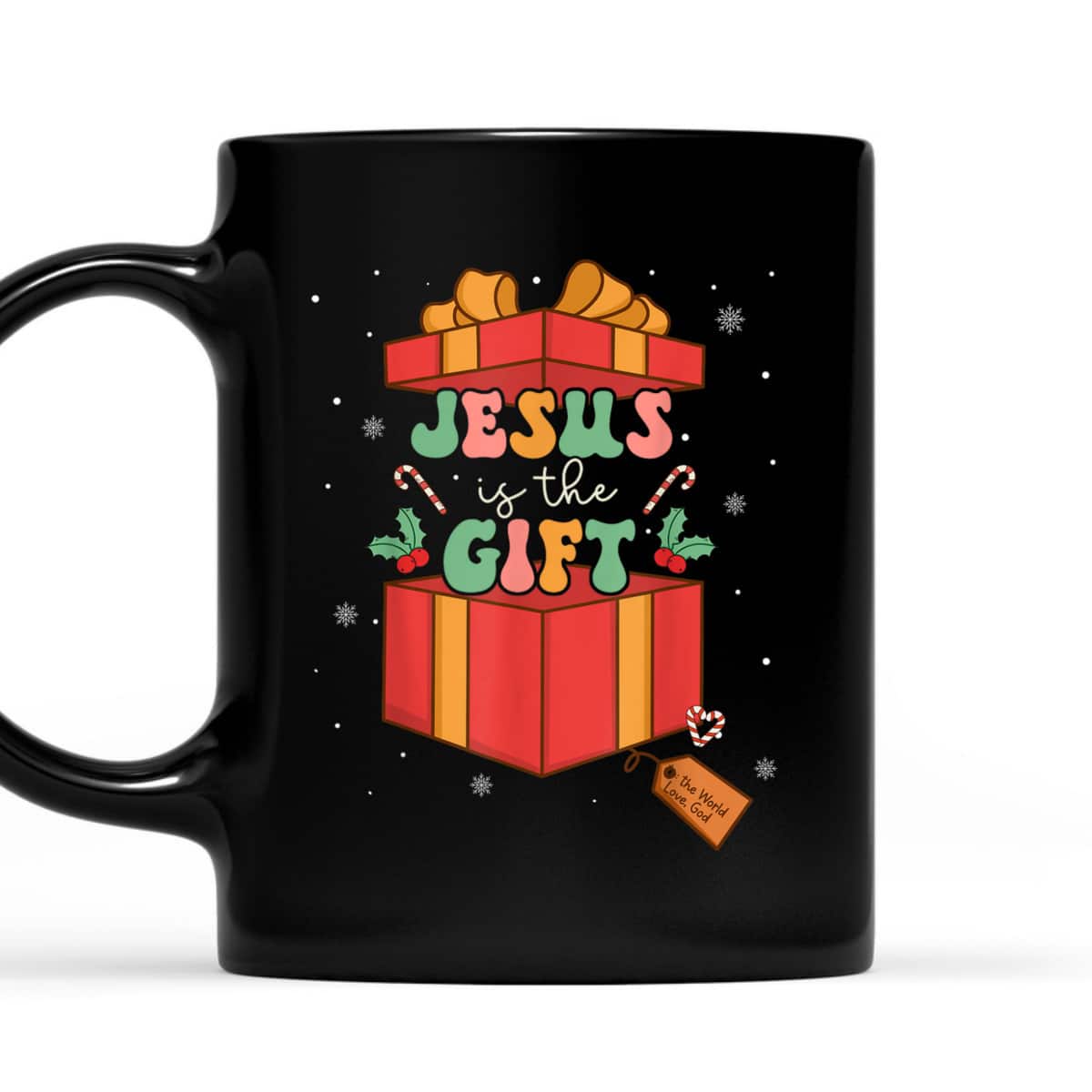 Retro Groovy Christian Christmas Jesus Is The Gift Xmas T-Shirt Retro Groovy Christian Christmas Jesus Is The Gift Xmas T-Shirt