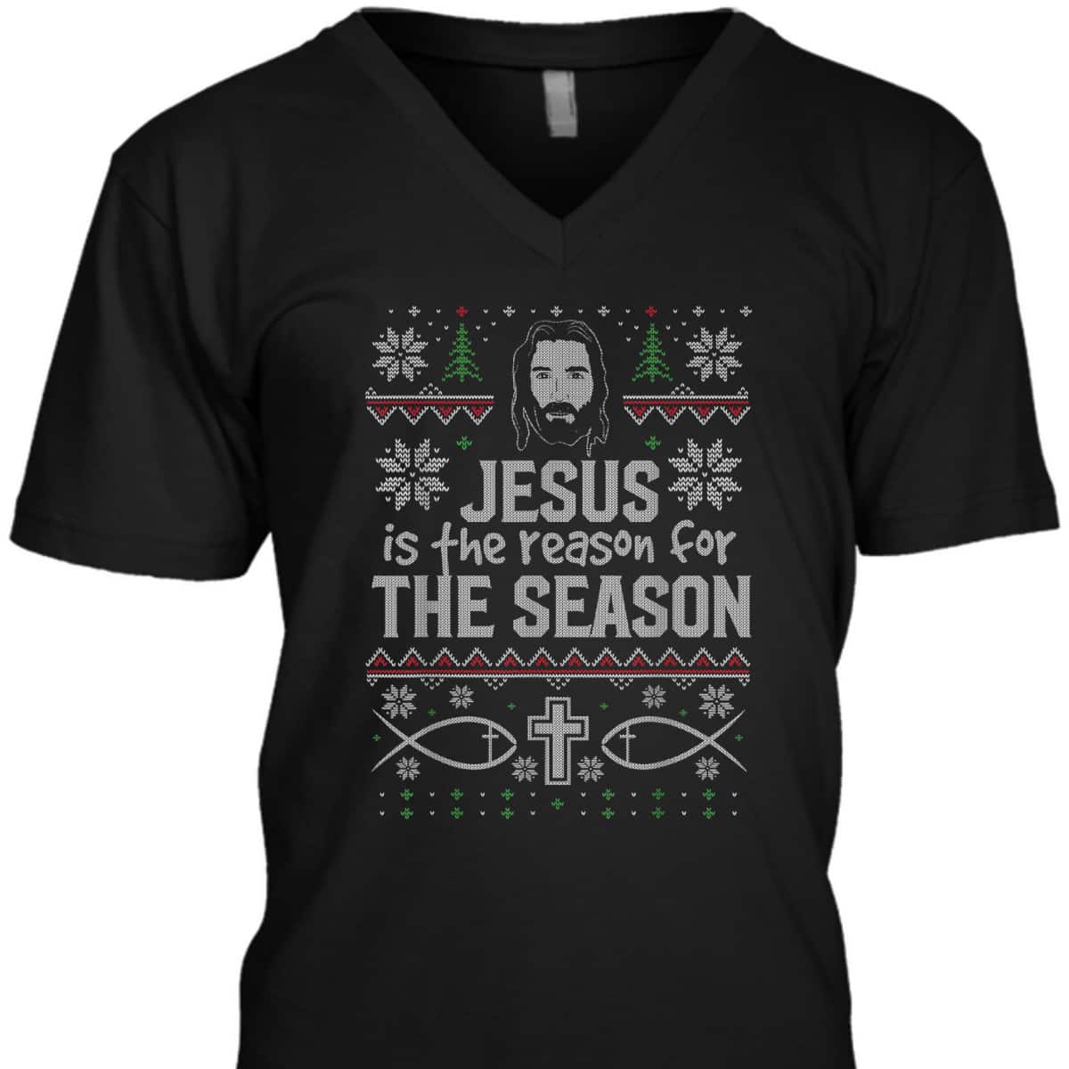 Jesus Is The Reason For The Season Christmas Xmas Religious T-Shirt Jesus Is The Reason For The Season Christmas Xmas Religious T-Shirt
