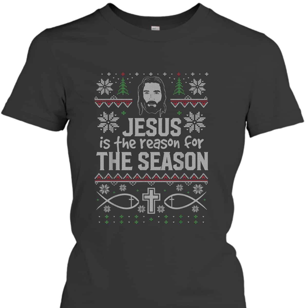 Jesus Is The Reason For The Season Christmas Xmas Religious T-Shirt Jesus Is The Reason For The Season Christmas Xmas Religious T-Shirt