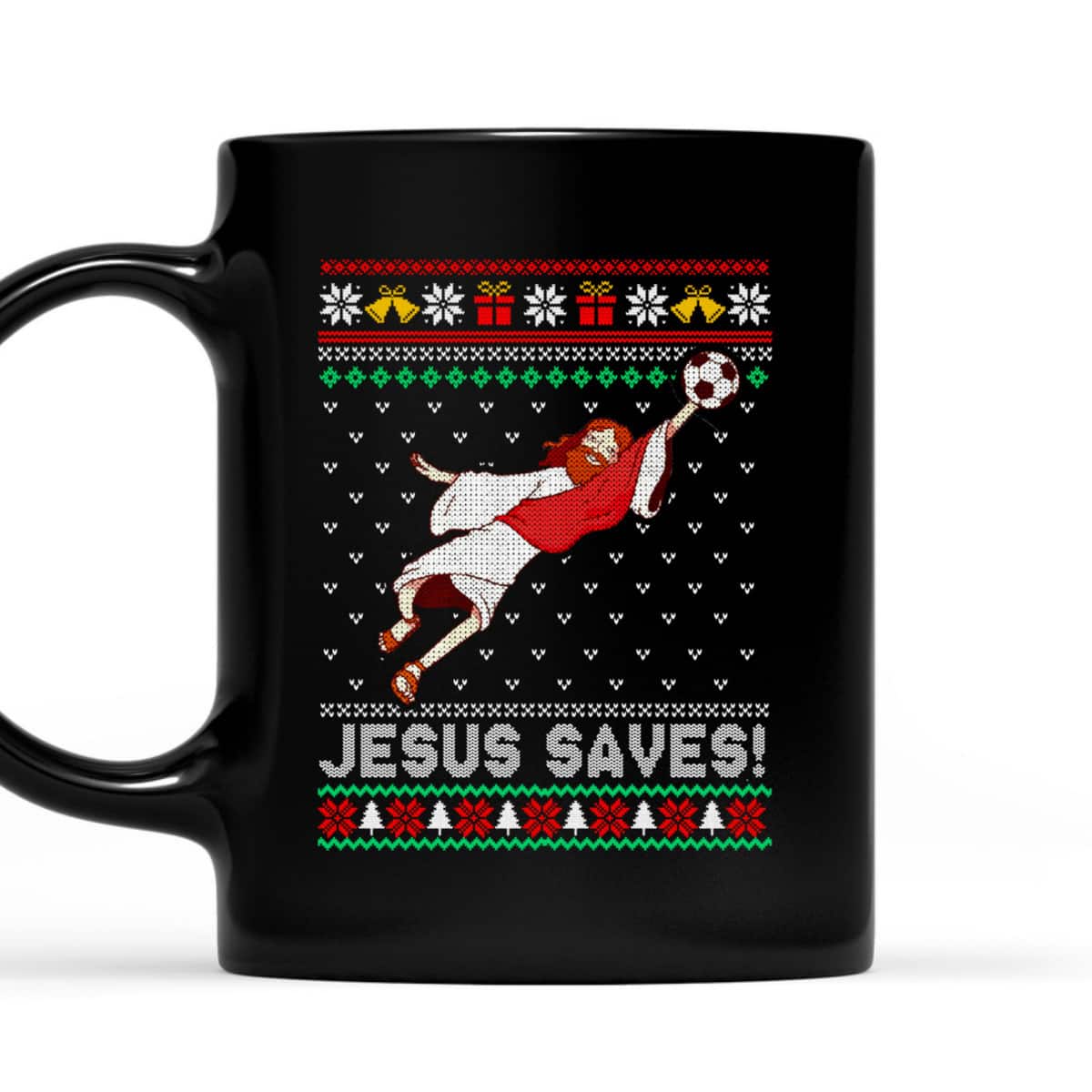 Let's Go Jesus Saves Soccer Goal Keeper Christmas T-Shirt Let's Go Jesus Saves Soccer Goal Keeper Christmas T-Shirt