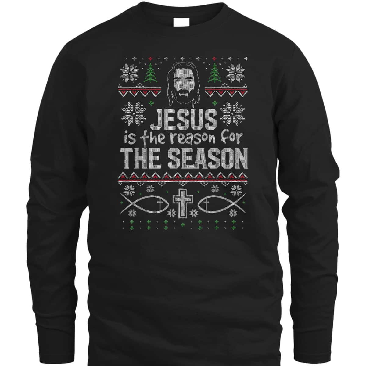 Jesus Is The Reason For The Season Christmas Xmas Religious T-Shirt Jesus Is The Reason For The Season Christmas Xmas Religious T-Shirt