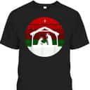 Nativity Scene Christmas Jesus Christ Xmas Religious T-Shirt