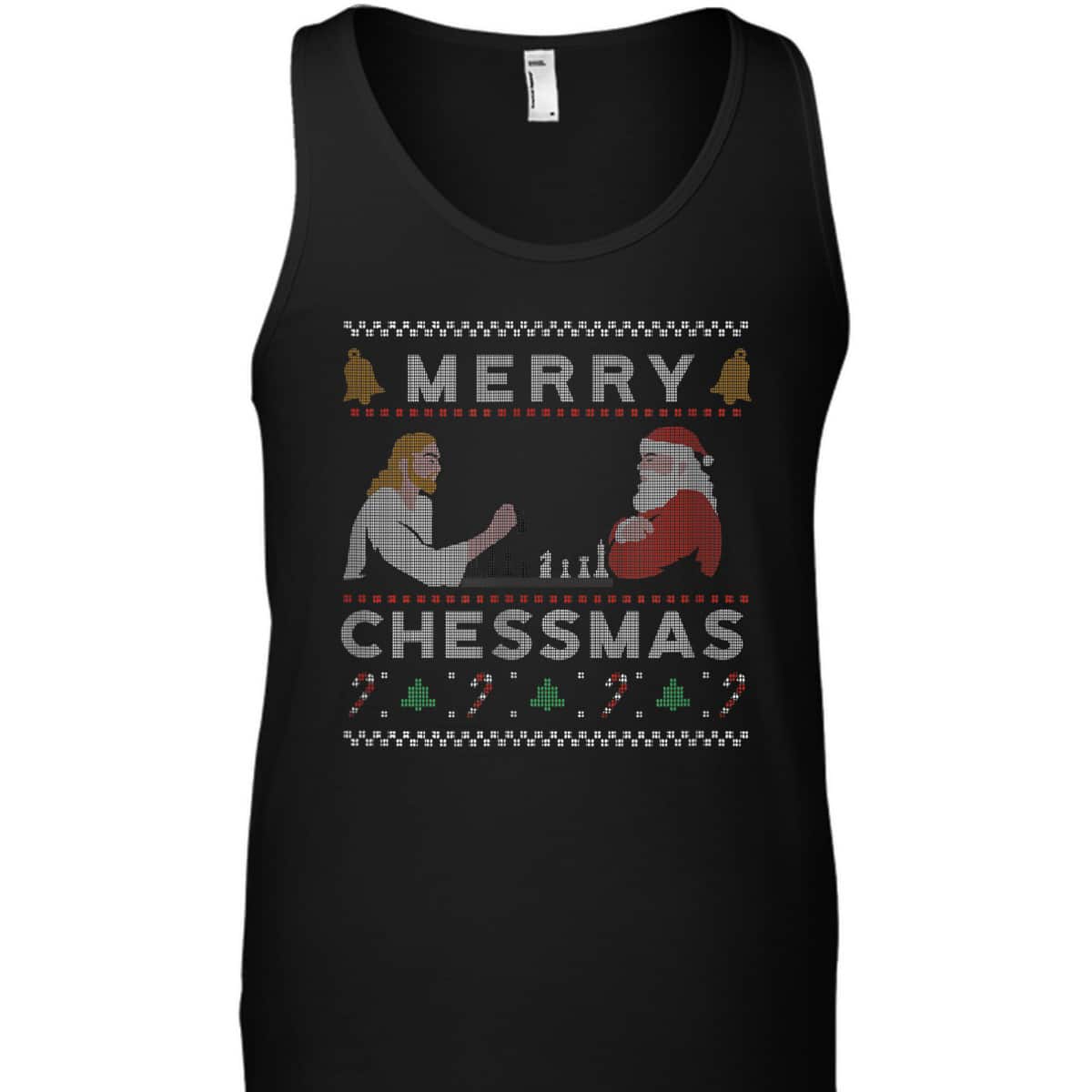 Jesus And Santa Playing Chess Merry Chessmas Christmas Chess T-Shirt Jesus And Santa Playing Chess Merry Chessmas Christmas Chess T-Shirt