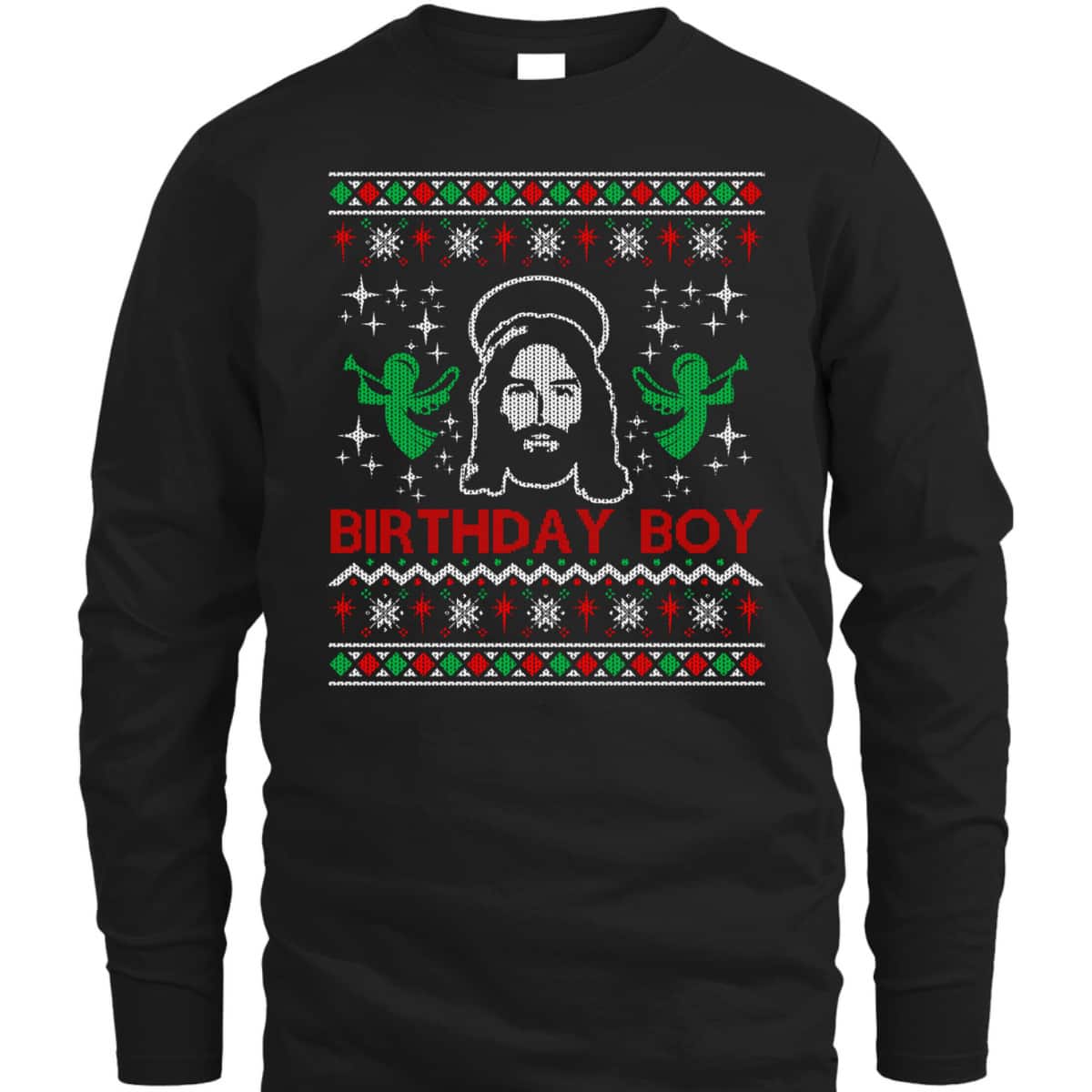Jesus Birthday Boy Ugly Christmas Holiday Xmas T-Shirt Jesus Birthday Boy Ugly Christmas Holiday Xmas T-Shirt