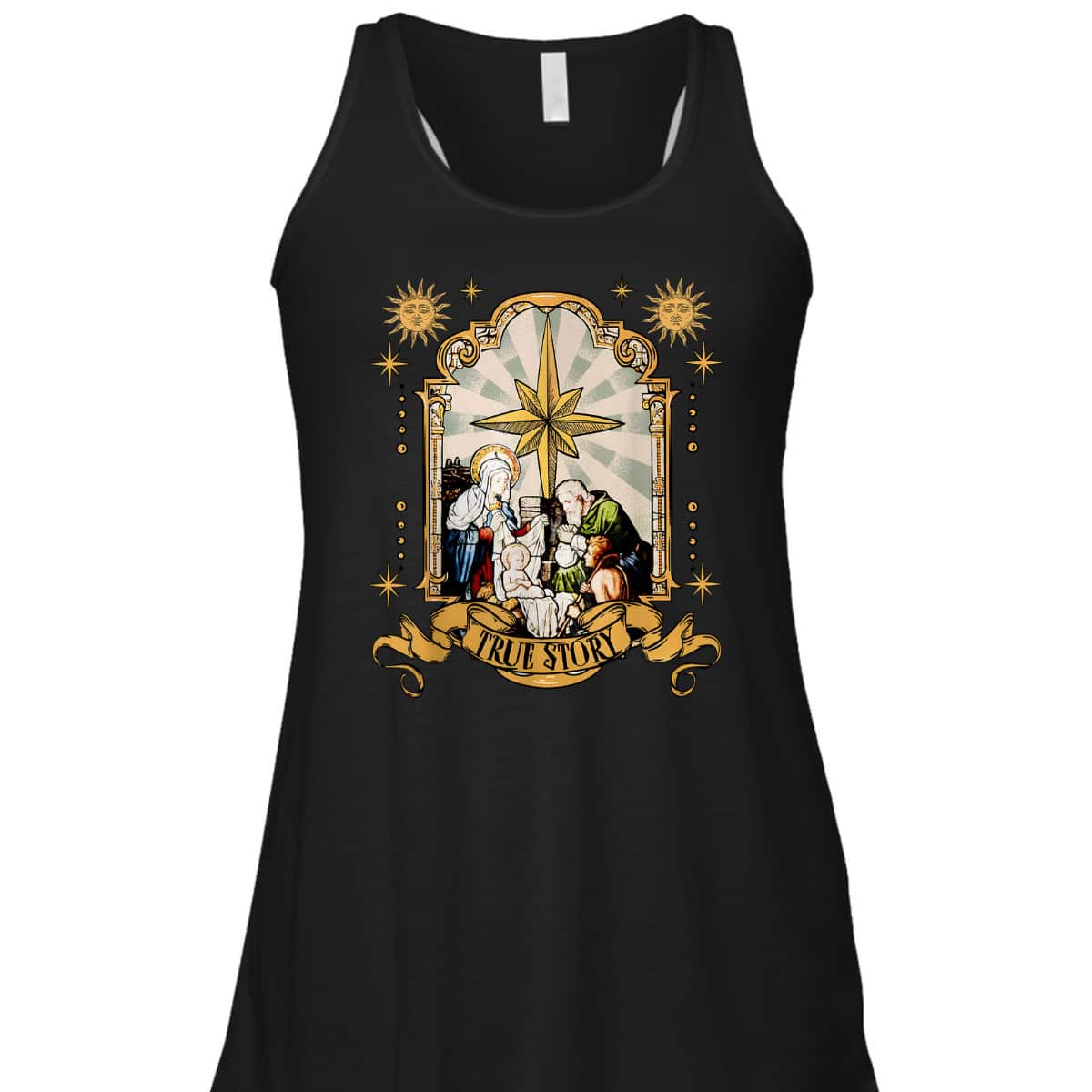 True Story Jesus Religious Nativity Christian Christmas Xmas T-Shirt True Story Jesus Religious Nativity Christian Christmas Xmas T-Shirt