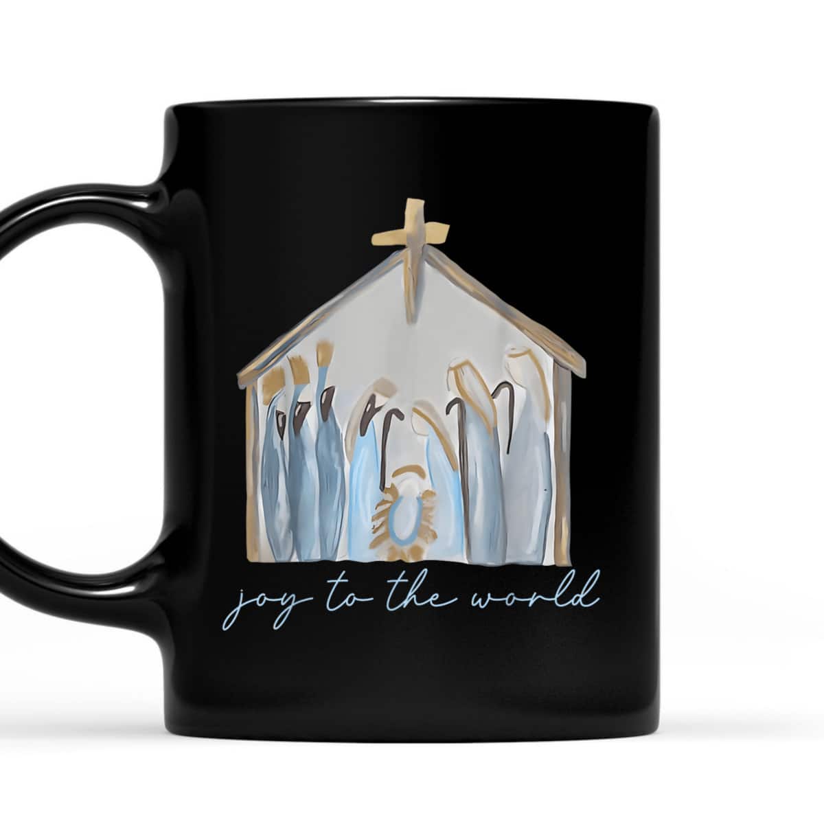 Nativity Christmas Christian Jesus Joy The World Faith T-Shirt Nativity Christmas Christian Jesus Joy The World Faith T-Shirt