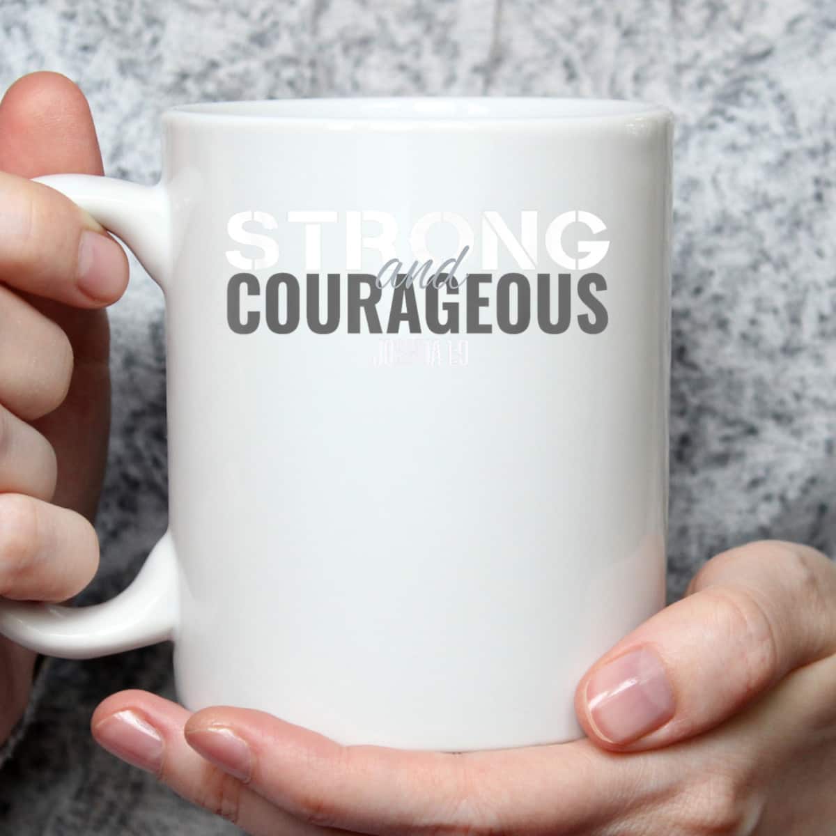 Strong And Courageous Bible Verse Christian Joshua T-Shirt