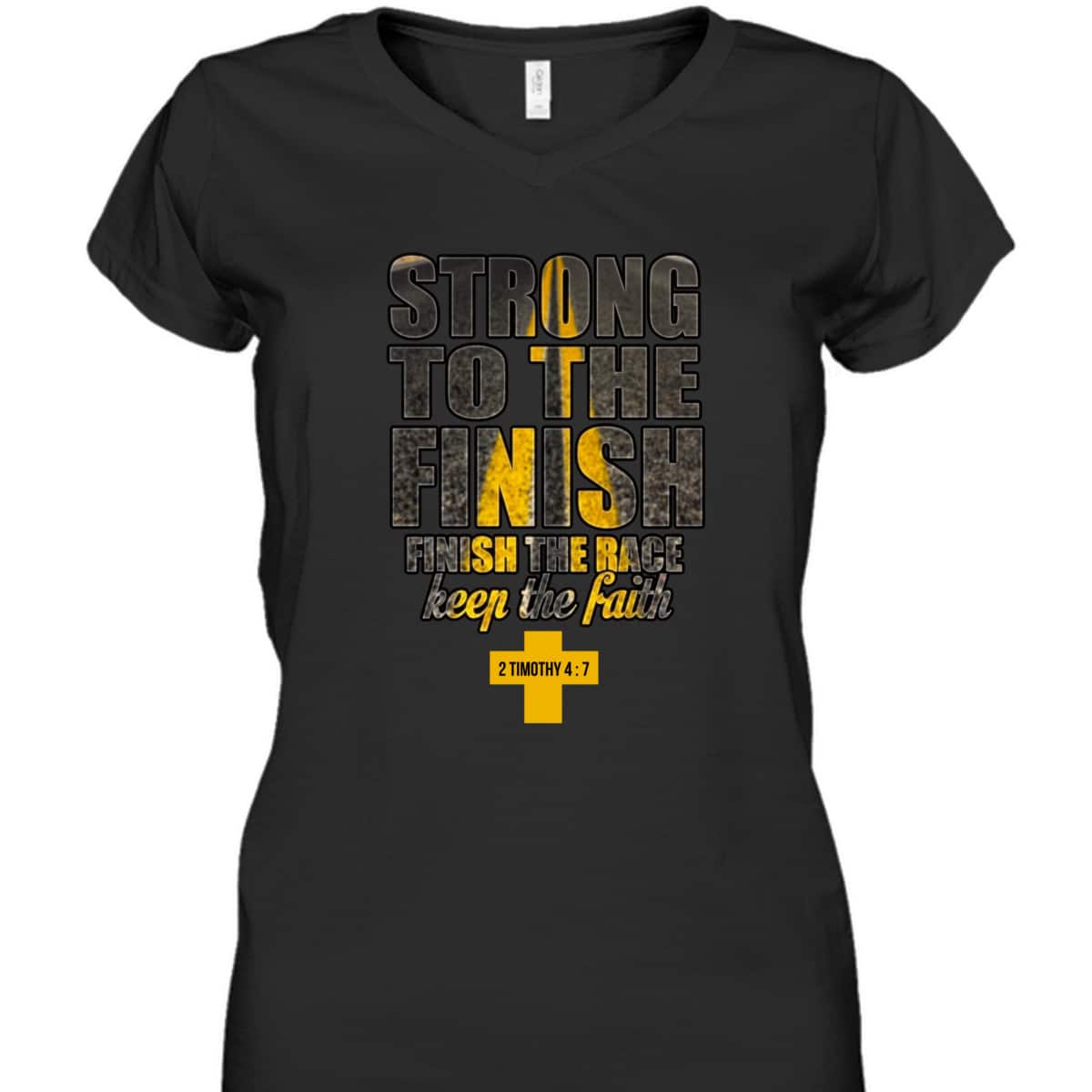 Finish The Race Keep The Faith Christian Faith T-Shirt For Believers Finish The Race Keep The Faith Christian Faith T-Shirt For Believers
