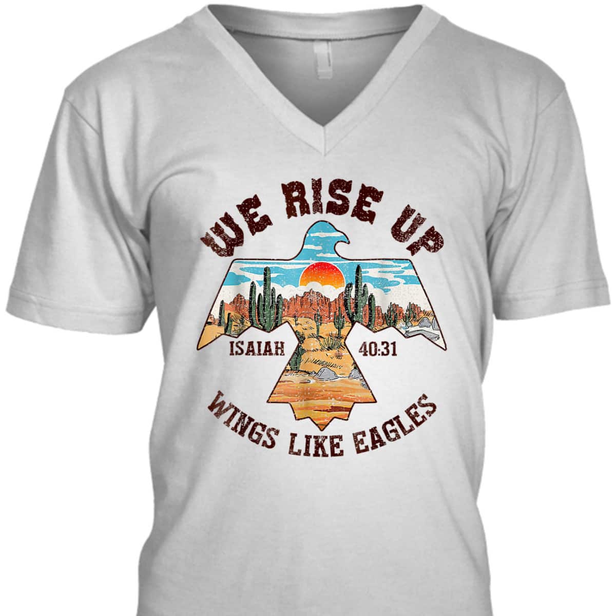 Bible Verse We Rise Up Wings Like Eagles Faith Jesus T-Shirt Bible Verse We Rise Up Wings Like Eagles Faith Jesus T-Shirt