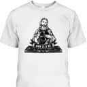 God Jesus Is A DJ Motif Funny Christian T-Shirt God Jesus Is A DJ Motif Funny Christian T-Shirt