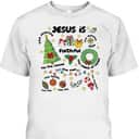 Jesus The Reason For The Season Christmas Xmas Christian Holiday T-Shirt Jesus The Reason For The Season Christmas Xmas Christian Holiday T-Shirt