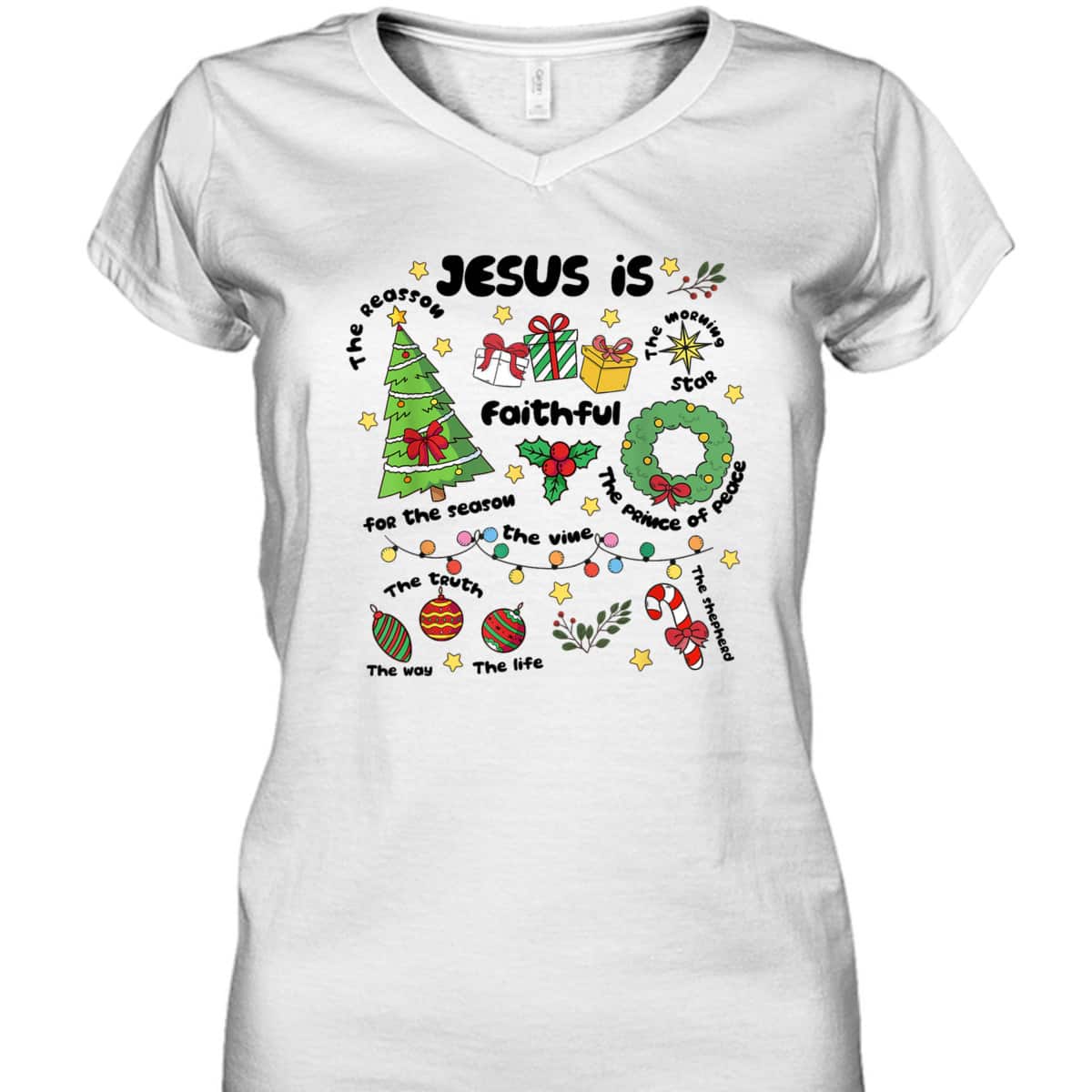 Jesus The Reason For The Season Christmas Xmas Christian Holiday T-Shirt Jesus The Reason For The Season Christmas Xmas Christian Holiday T-Shirt
