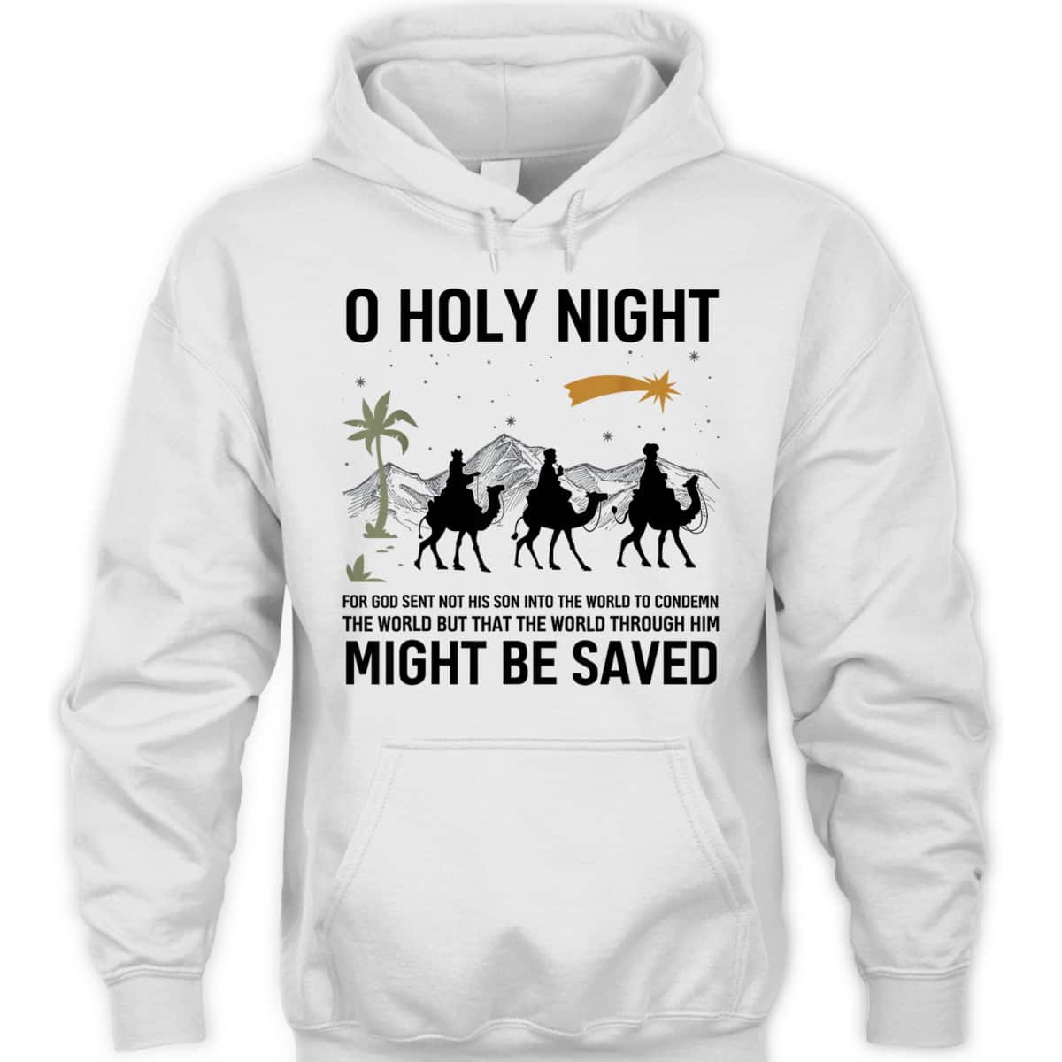 Christmas Christian Bible Verse Holy Night Nativity Jesus T-Shirt Christmas Christian Bible Verse Holy Night Nativity Jesus T-Shirt