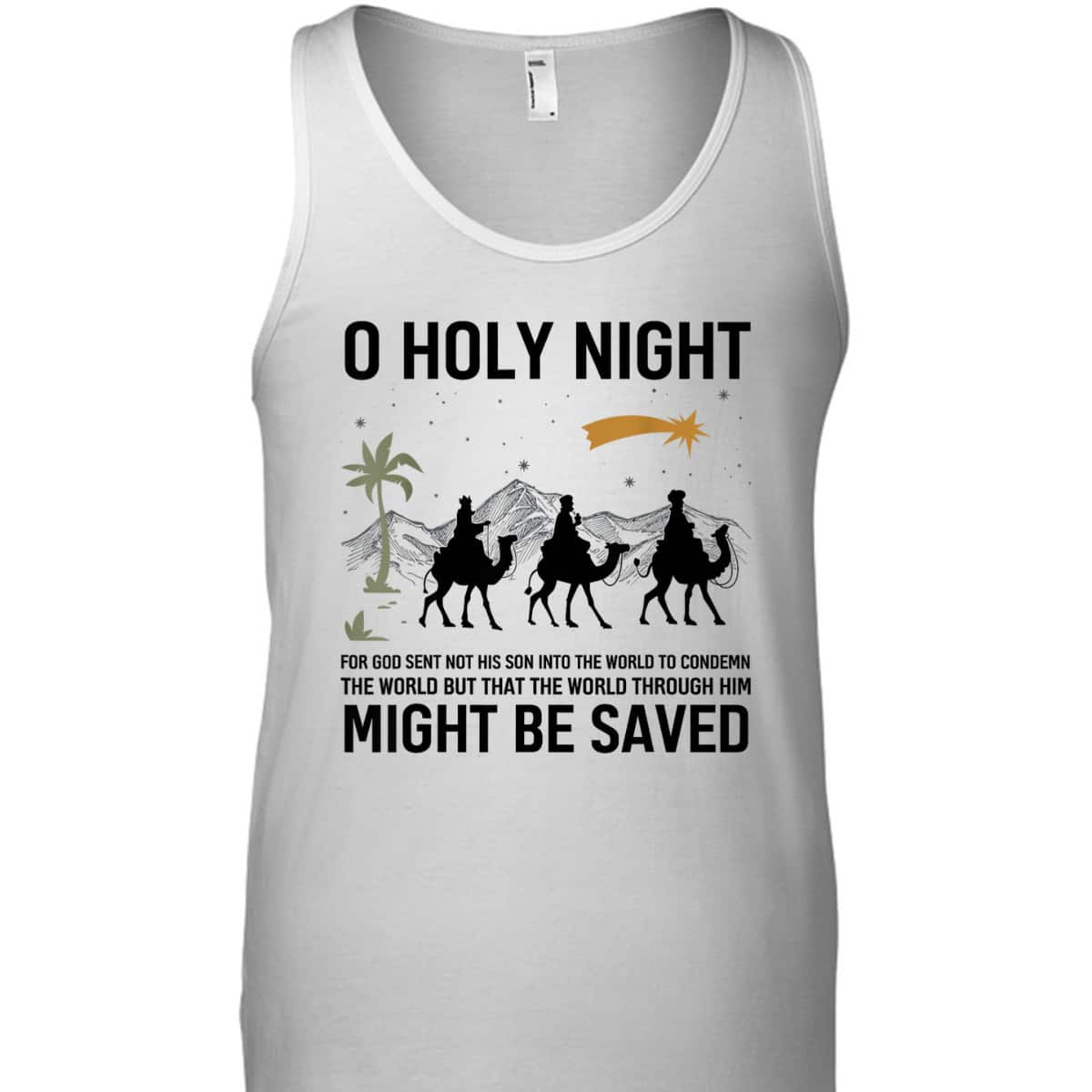 Christmas Christian Bible Verse Holy Night Nativity Jesus T-Shirt Christmas Christian Bible Verse Holy Night Nativity Jesus T-Shirt