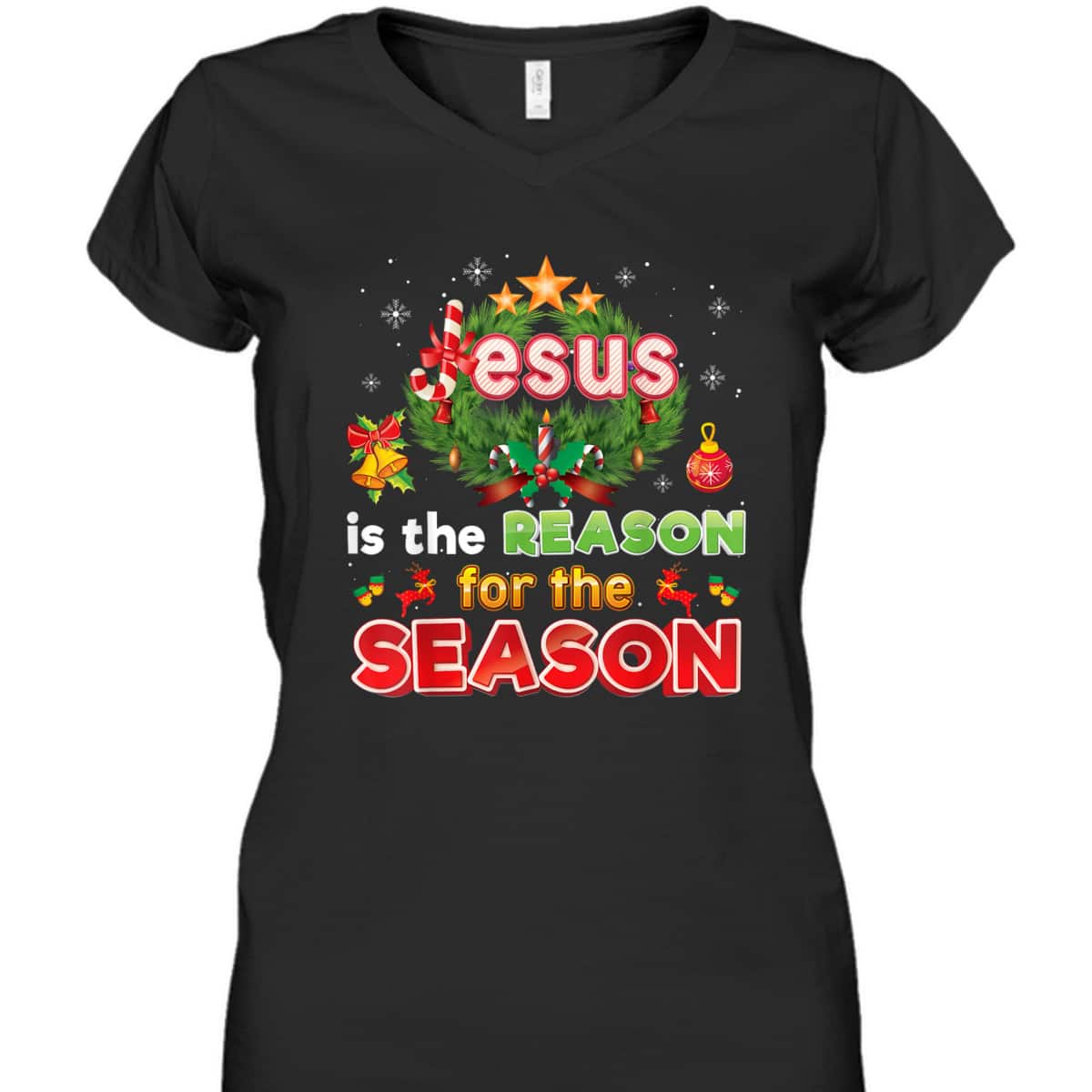 Christmas Christian Jesus Is The Reason For Season Merry T-Shirt Christmas Christian Jesus Is The Reason For Season Merry T-Shirt