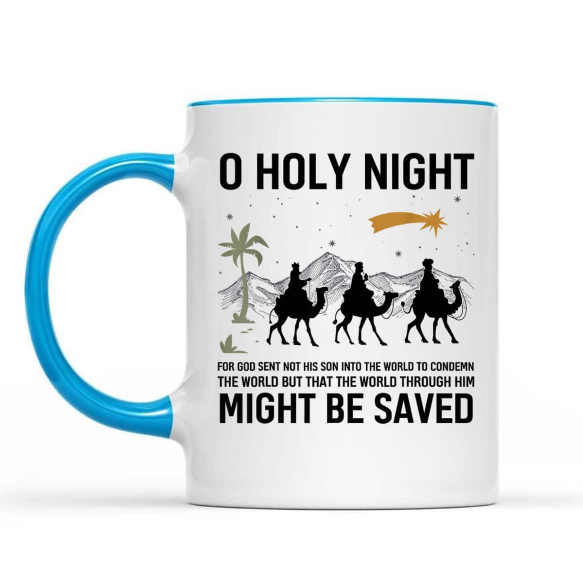 Christmas Christian Bible Verse Holy Night Nativity Jesus T-Shirt Christmas Christian Bible Verse Holy Night Nativity Jesus T-Shirt