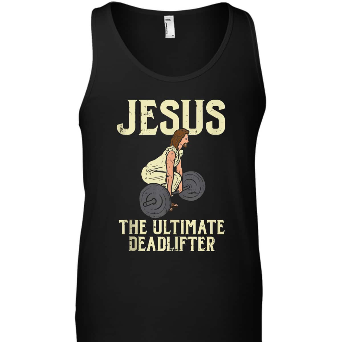 Jesus Deadlift Workout Gym Fitness Funny God Christian T-Shirt Jesus Deadlift Workout Gym Fitness Funny God Christian T-Shirt