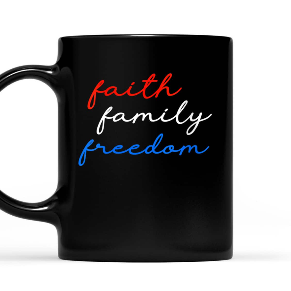 Patriotic Christian Faith Family Freedom 4th July American T-Shirt Patriotic Christian Faith Family Freedom 4th July American T-Shirt
