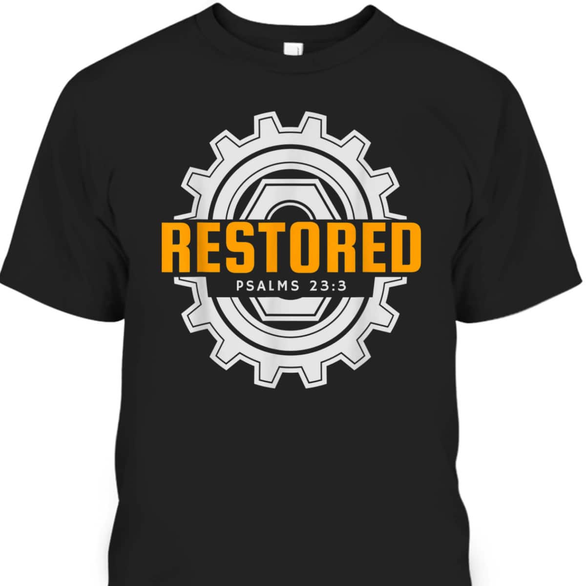 Mechanic Christian Restored Jesus Bible Verse Religious T-Shirt Mechanic Christian Restored Jesus Bible Verse Religious T-Shirt
