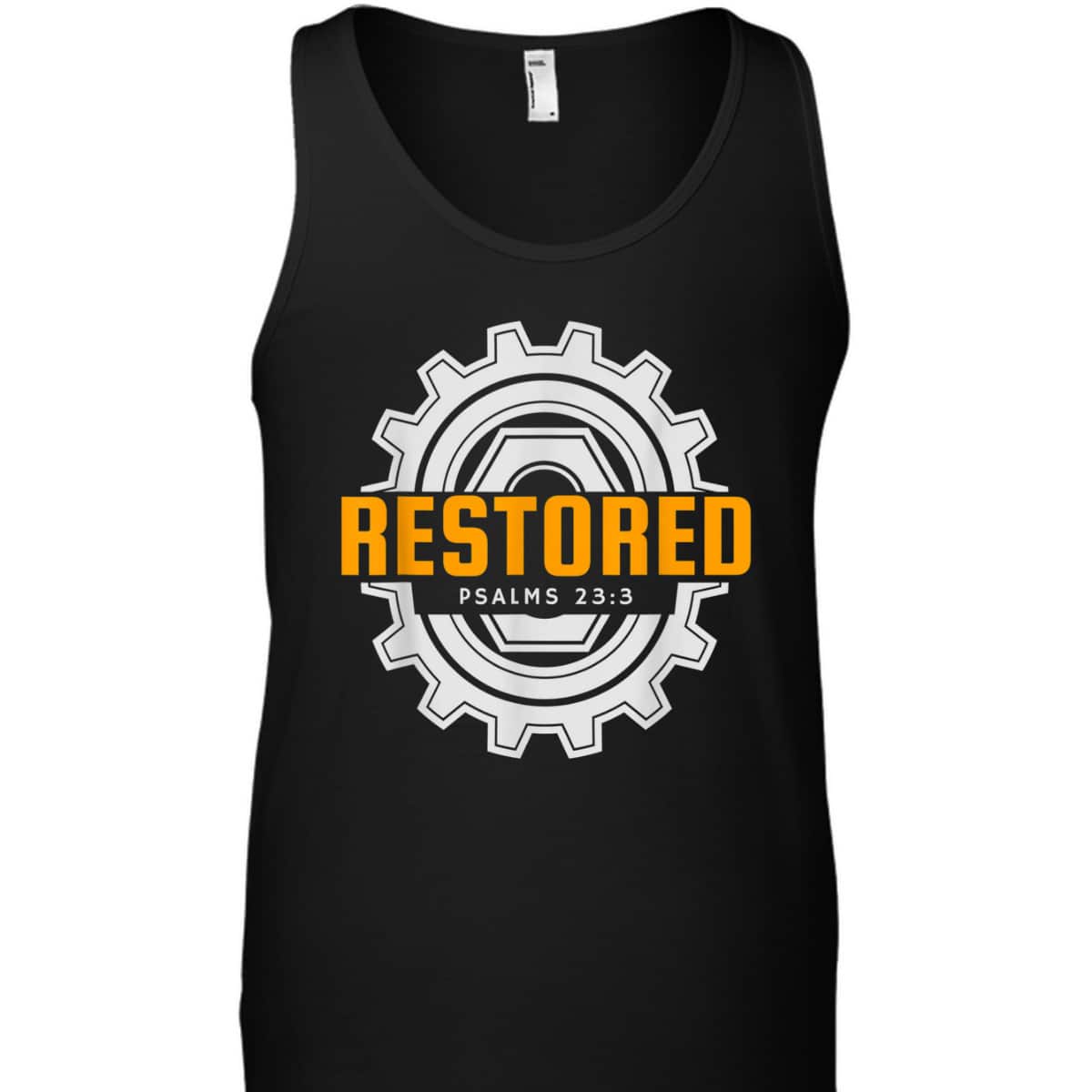 Mechanic Christian Restored Jesus Bible Verse Religious T-Shirt