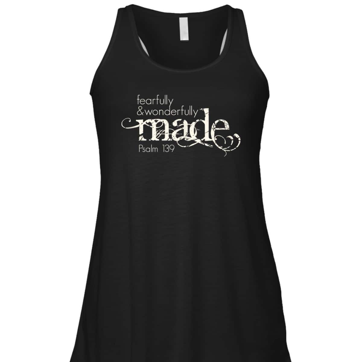 Fearfully & Wonderfully Made Psalm 139 Christian Faith Bible T-Shirt