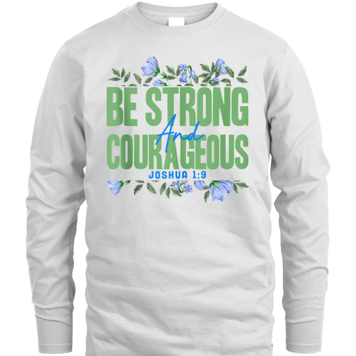 Christian Bible Verse Joshua 19 Flower Butterfly T-Shirt Christian Bible Verse Joshua 19 Flower Butterfly T-Shirt