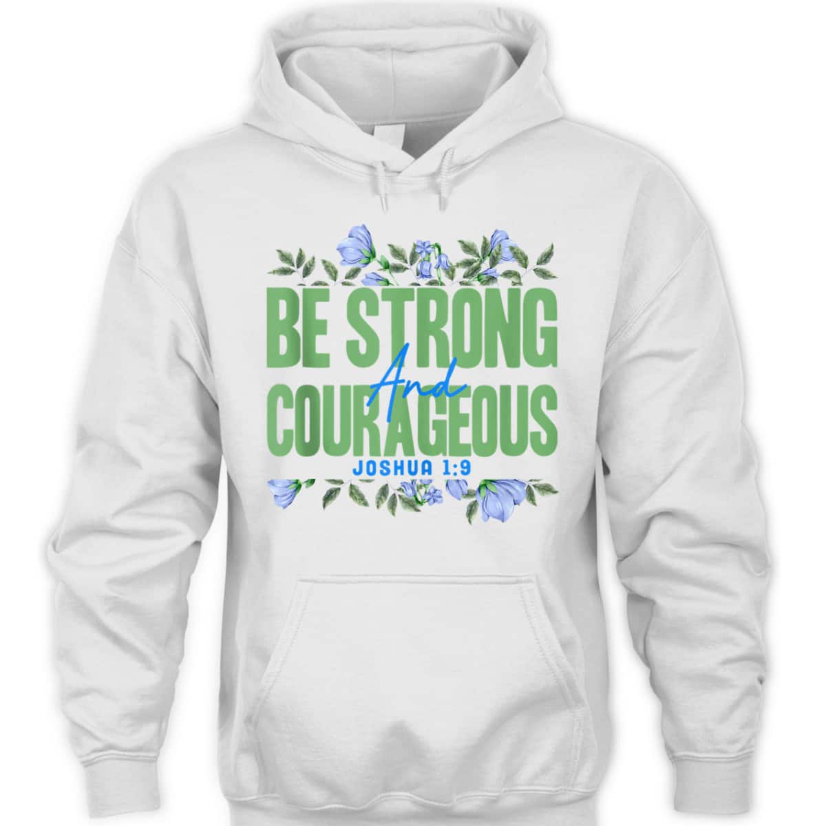 Christian Bible Verse Joshua 19 Flower Butterfly T-Shirt