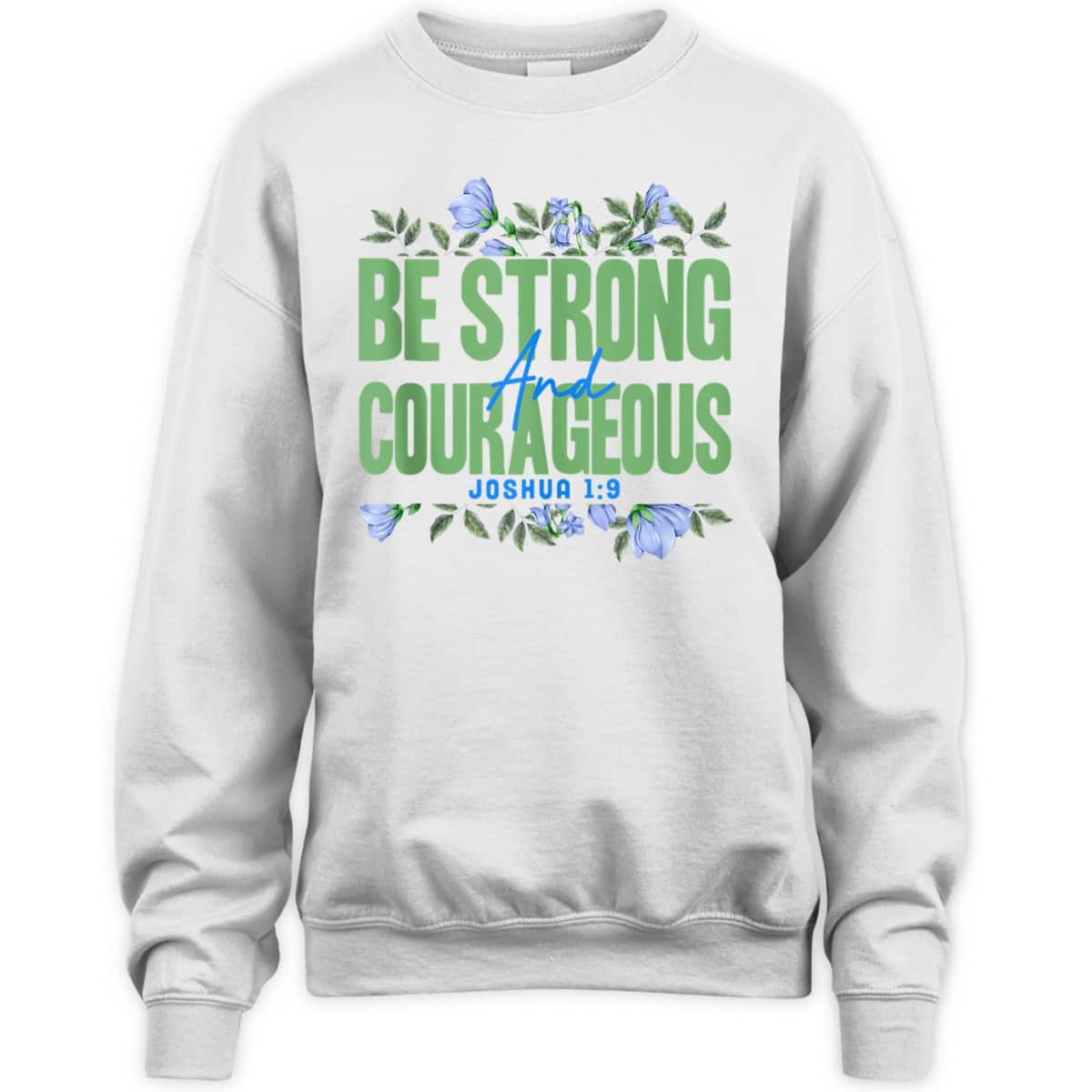 Christian Bible Verse Joshua 19 Flower Butterfly T-Shirt Christian Bible Verse Joshua 19 Flower Butterfly T-Shirt